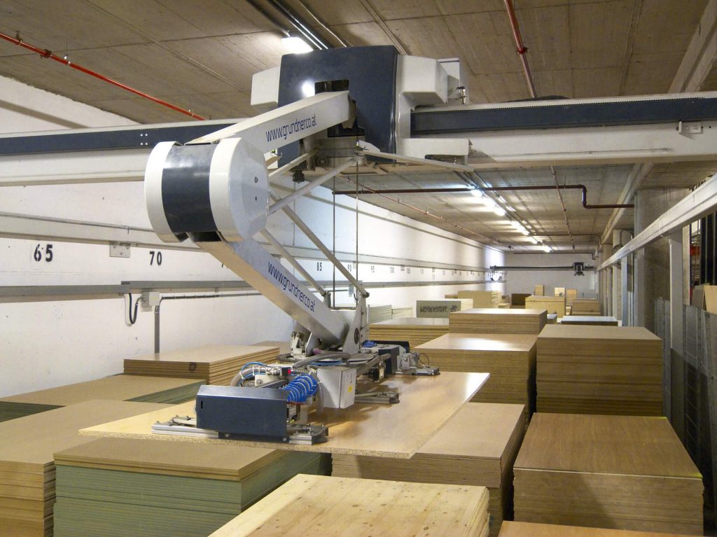 A warehouse robot that is helping with process automation