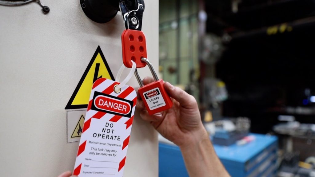 Lockout Tagout example